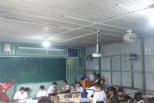 Vụ học tạm bợ tại Trường Tiểu học An Sơn, TPHCM: Chính quyền địa phương lên tiếng