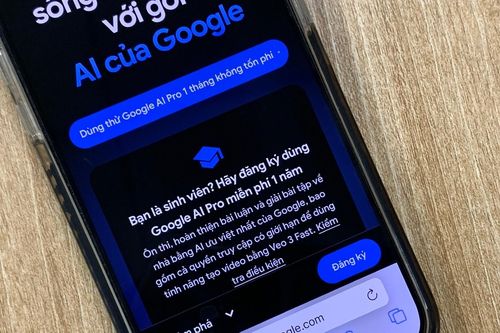 Sinh viên Việt Nam được dùng miễn phí Google AI Pro