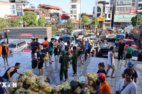 Lực lượng cứu trợ từ khắp nơi tập trung về Thái Nguyên khắc phục hậu quả bão lũ