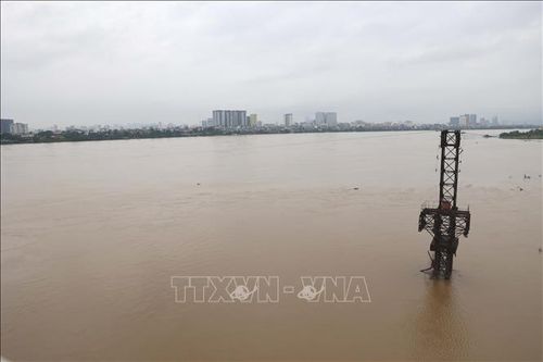 Hà Nội: Báo động mực nước tại một số sông lên nhanh