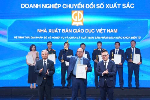 Nhà xuất bản Giáo dục Việt Nam đoạt giải thưởng chuyển đổi số Việt Nam