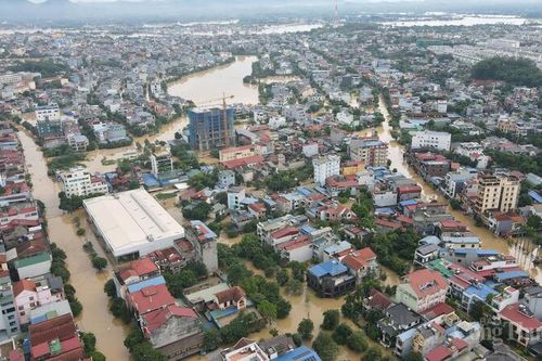 Những hình ảnh mới nhất về mưa lũ tại Thái Nguyên