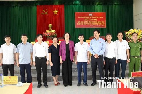 ĐBQH tỉnh ghi nhận nhiều vấn đề dân sinh cử tri xã Lam Sơn phản ánh