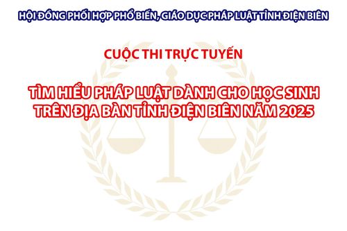 Phát động Cuộc thi trực tuyến 'Tìm hiểu pháp luật dành cho học sinh' năm 2025