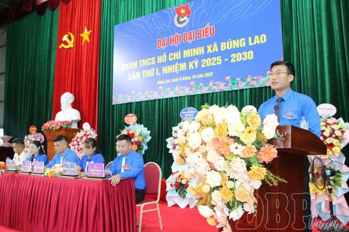 Đoàn TNCS Hồ Chí Minh xã Búng Lao tổ chức đại hội lần thứ I (nhiệm kỳ 2025 -2030)