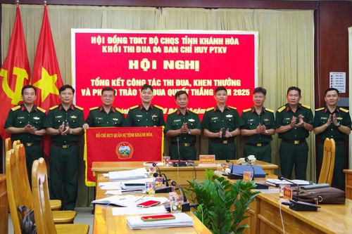 Khối thi đua 4 Ban Chỉ huy phòng thủ khu vực tổng kết công tác năm 2025