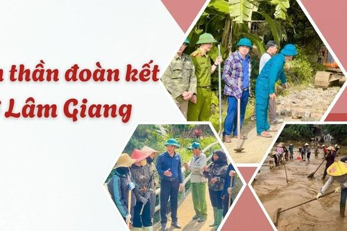 Tinh thần đoàn kết ở Lâm Giang