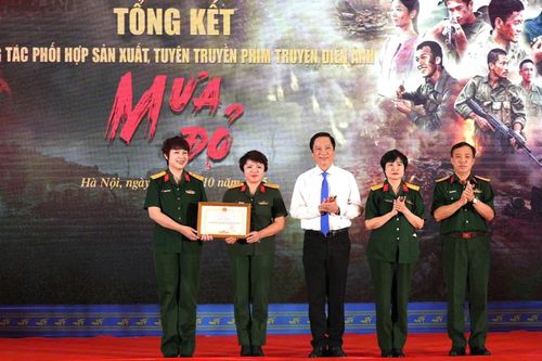 Tổng kết công tác sản xuất, tuyên truyền phim truyện điện ảnh 'Mưa đỏ'