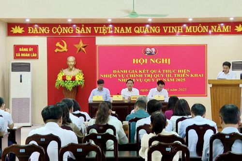 Đảng bộ xã Hoàn Lão: Nỗ lực hoàn thành các nhiệm vụ trọng tâm quý IV năm 2025