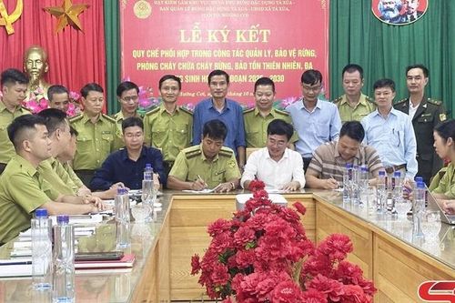 Lễ ký kết Quy chế phối hợp bảo vệ rừng đặc dụng Tà Xùa