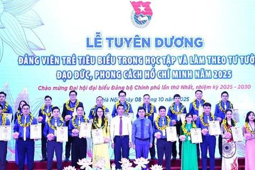 Tuyên dương 95 đảng viên trẻ tiêu biểu học tập và làm theo lời Bác năm 2025