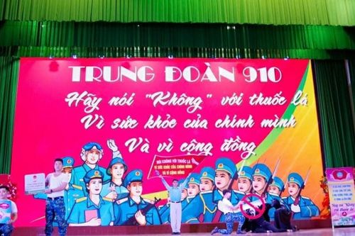 Trường Sĩ quan Không quân quyết tâm đẩy lùi khói thuốc