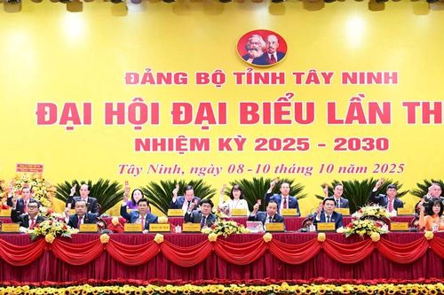 Đại hội Đại biểu Đảng bộ tỉnh Tây Ninh lần thứ I, nhiệm kỳ 2025-2030 tiến hành Phiên trù bị