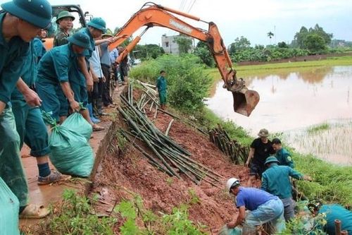 Bác tin vỡ đê sông Thương ở Bắc Ninh