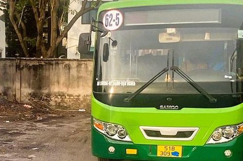'Leo' xe buýt lên vỉa hè, tài xế bị trừ 4 điểm giấy phép lái xe