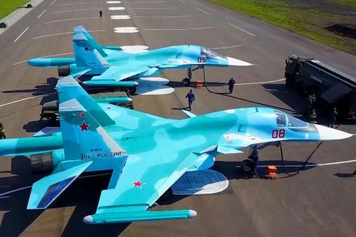 Không quân Nga nhận thêm lô chiến đấu cơ Su-34 mới tinh
