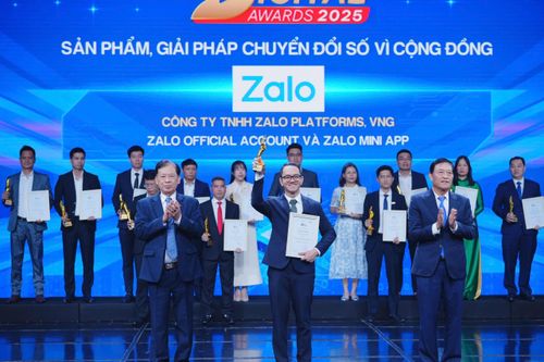 Zalo nhận giải Chuyển đổi số Việt Nam 2025