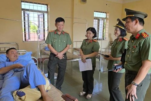 Chín cán bộ, chiến sĩ Công an tỉnh Thái Nguyên bị thương khi hỗ trợ, giúp đỡ nhân dân