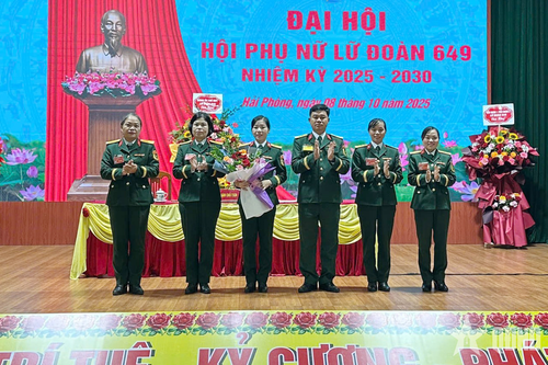 Các tổ chức quần chúng Lữ đoàn 649 quyết tâm thực hiện thắng lợi mục tiêu, nhiệm vụ