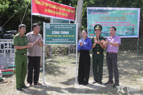 An Giang: Thực hiện Công trình 'Hàng cây Bàng xanh - Dấu ấn Tiên Hải'