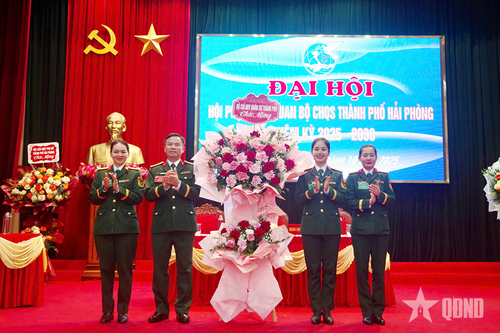Hội Phụ nữ cơ quan Bộ CHQS TP Hải Phòng đại hội nhiệm kỳ 2025-2030