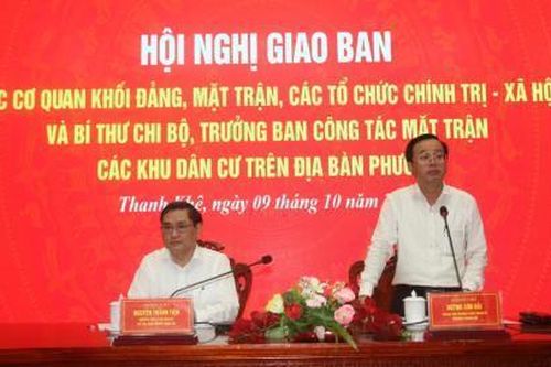 Đảng ủy phường Thanh Khê giao ban các Đảng bộ cơ sở và 214 chi bộ trực thuộc