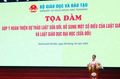 Góp ý hoàn thiện dự thảo Luật Giáo dục và Luật Giáo dục đại học
