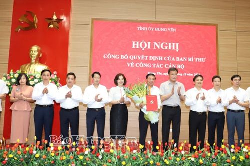 Ban Bí thư chỉ định ông Nguyễn Quang Hưng giữ chức Chủ nhiệm Ủy ban Kiểm tra Tỉnh ủy Hưng Yên nhiệm kỳ 2025 - 2030
