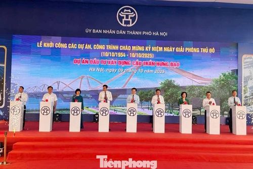 Hà Nội khởi công cầu Trần Hưng Đạo với vòm thép mang dáng vóc vô cực