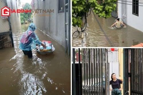 Ba ngày sau mưa lớn, người dân Thủ đô vẫn bị nước bẩn 'bao vây'