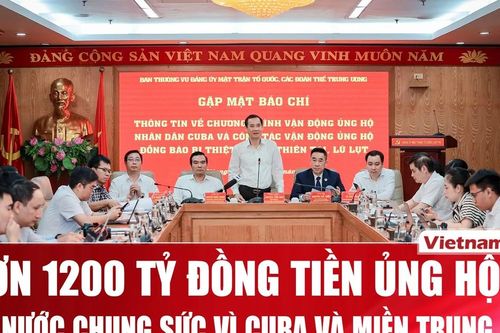 Phát huy tinh thần 'lá lành đùm lá rách', cả nước hướng về nhân dân Cuba và đồng bào vùng bão số 10
