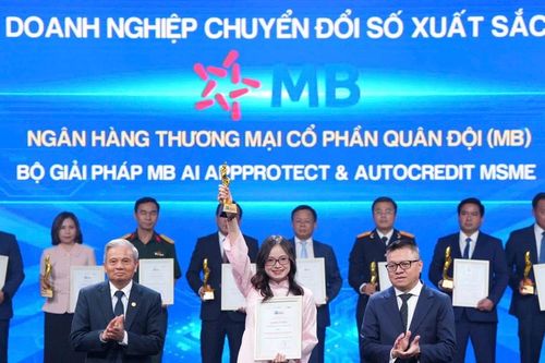 MB nhận giải Chuyển đổi số Việt Nam 2025 với bộ giải pháp công nghệ tiên phong