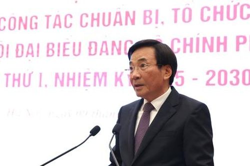 453 đại biểu chính thức sẽ tham dự Đại hội Đảng bộ Chính phủ lần thứ I