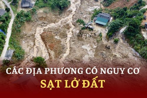 4 địa phương đối mặt với nguy cơ sạt lở đất do mưa lớn kéo dài