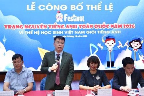 Festival Trạng nguyên tiếng Anh 2026: Vì thế hệ học sinh Việt Nam giỏi tiếng Anh