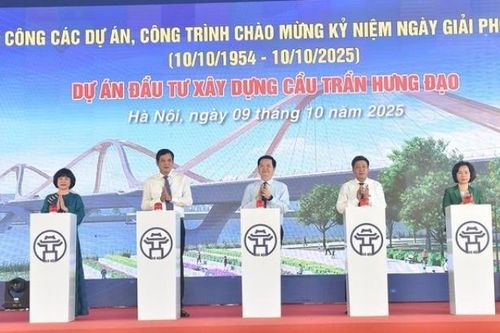 Hà Nội khởi công cầu Trần Hưng Đạo 15.000 tỷ đồng