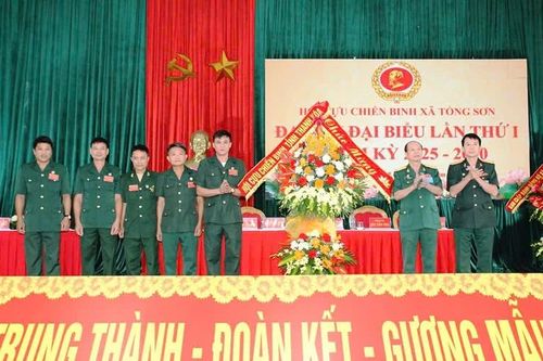 Đại hội đại biểu Hội cựu chiến binh xã Tống Sơn lần thứ I, nhiệm kỳ 2025 - 2030