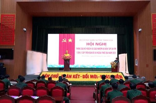 Triển khai kế hoạch diễn tập Chỉ huy - Tham mưu năm 2025