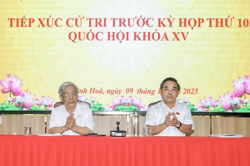 Đại biểu Quốc hội tỉnh Khánh Hòa tiếp xúc cử tri các địa phương