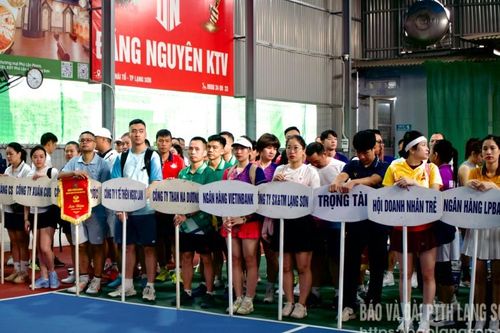 Khai mạc giải Pickleball Doanh nhân Xứ Lạng năm 2025