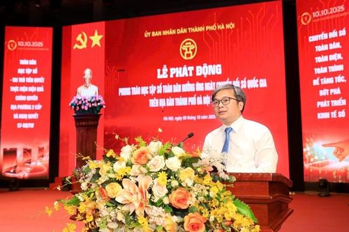 Hà Nội phát động phong trào 'Học tập số toàn dân'