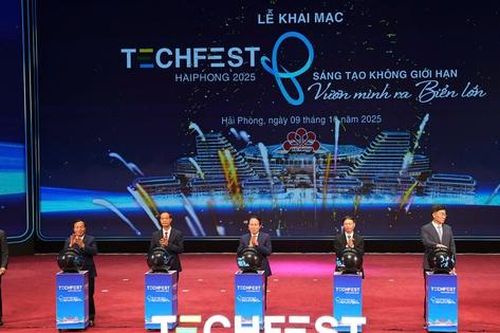 Khai mạc TECHFEST Hải Phòng 2025: Giới thiệu hơn 1.000 sản phẩm công nghệ