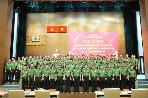 Lực lượng An ninh điều tra quán triệt quy định mới của pháp luật về công tác điều tra, xử lý tội phạm