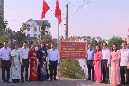 Hà Nội có thêm nhiều công trình dân vận khéo