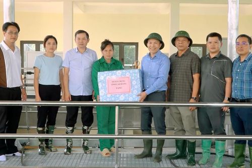 Sở Xây dựng kiểm tra tình hình khắc phục hậu quả bão lũ tại Công ty TNHH MTV cấp nước Cao Bằng.