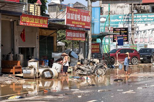 Hình ảnh Thái Nguyên tan hoang sau lũ lịch sử