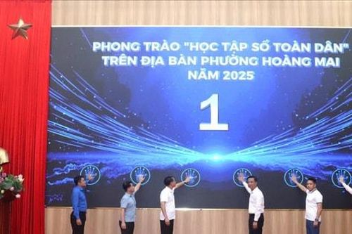 Hoàng Mai phát động phong trào 'Học tập số toàn dân'