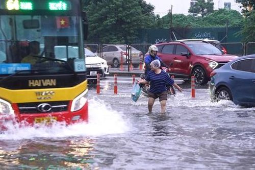Cập nhật các tuyến đường bị ngập ở Hà Nội hôm nay 9/10