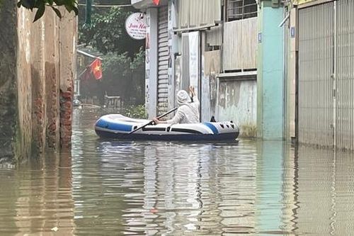 'Rốn nước' phố Cầu Cốc, Hà Nội: Hơn một tháng ngập ba lần