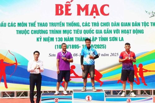 Bế mạc hội thi thể thao truyền thống, trò chơi dân gian các dân tộc Sơn La